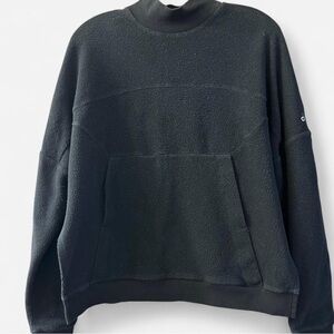 ALO Yoga Black Crewneck Sweater